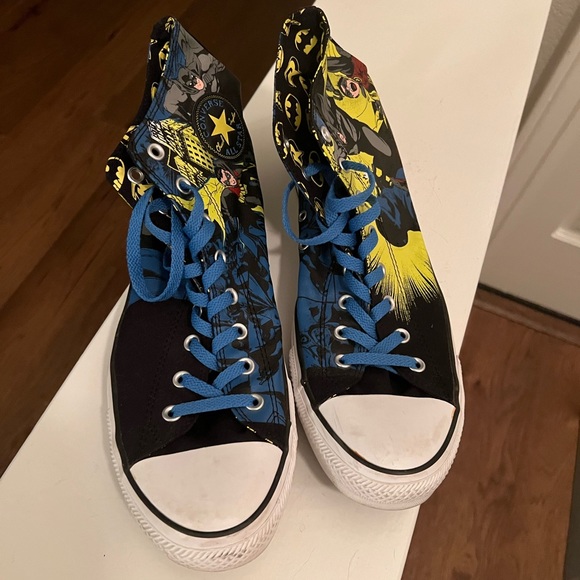 Converse Other - Batman and Robin 80th Anniversary Converse High Top Sneakers